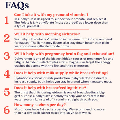 Bub's Pregnancy & Breastfeeding Hydration